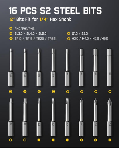 Pro Electric Screwdriver Set